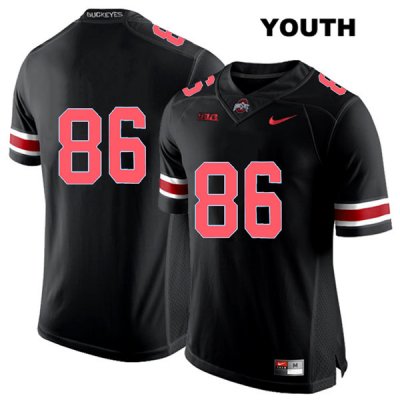 Youth NCAA Ohio State Buckeyes Dre'Mont Jones #86 College Stitched No Name Authentic Nike Red Number Black Football Jersey AN20F36ZU